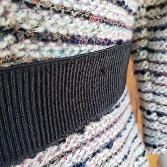 Eva Mendes Tweed Long Sleeved Dress - Picture 10 of 12